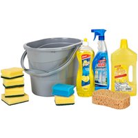 Putzeimer mit Inhalt