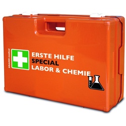 Verbandkoffer SPECIAL Labor & Chemie mit Inhalt DIN 13157:2021-11 + Inhalt