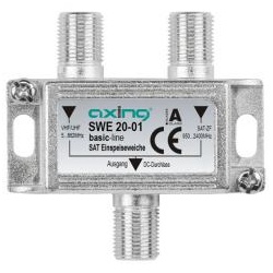 axing SWE 20-01 - SAT-Einspeiseweiche 2-fach, F