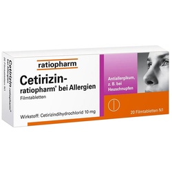 Cetirizin ratiopharm bei Allergien