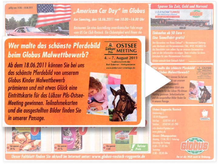 Globus Anzeige Warnow Kurier 11.06.2011