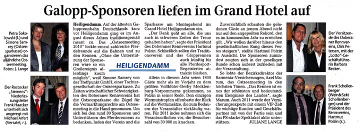 Ostsee Zeitung - Ausgabe vom 27. Oktober