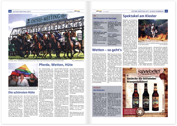 Urlaubslotse (Ostsee Zeitung) - Ausgabe vom 29. Juli - 4. August 2011