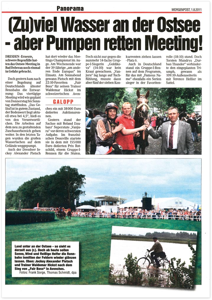 Dresdner Morgenpost - Ausgabe vom 1. August 2011