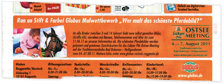 Globus - Kindermalwettbewerb