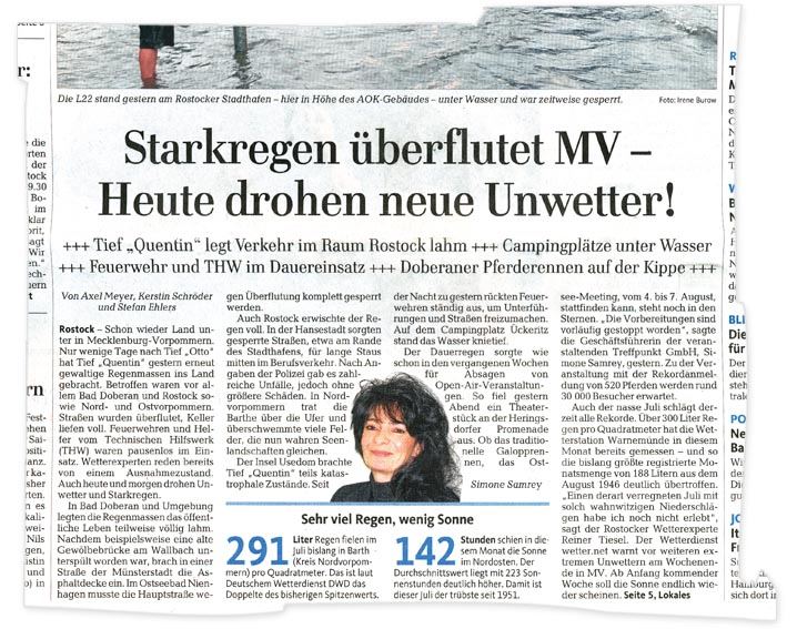 Ostsee Zeitung - Ausgabe vom 30./31. Juli 2011