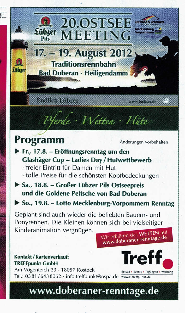 Ostsee Anzeiger 8. August 2012