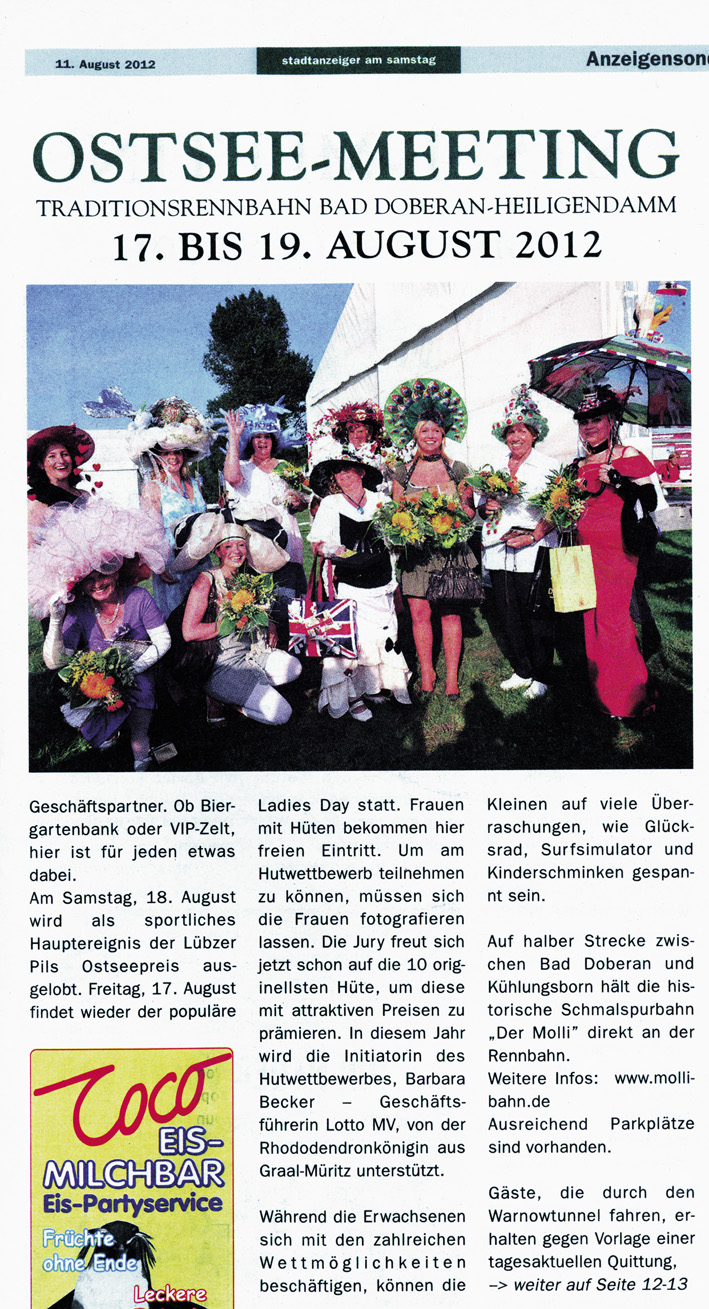 Stadtanzeiger 11. August 2012