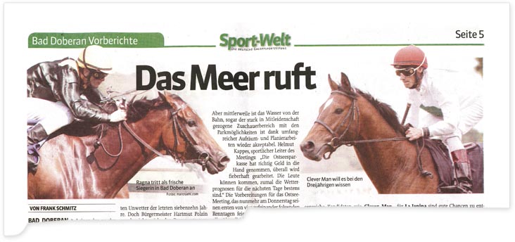 Sport-Welt - Ausgabe vom 2. August 2011